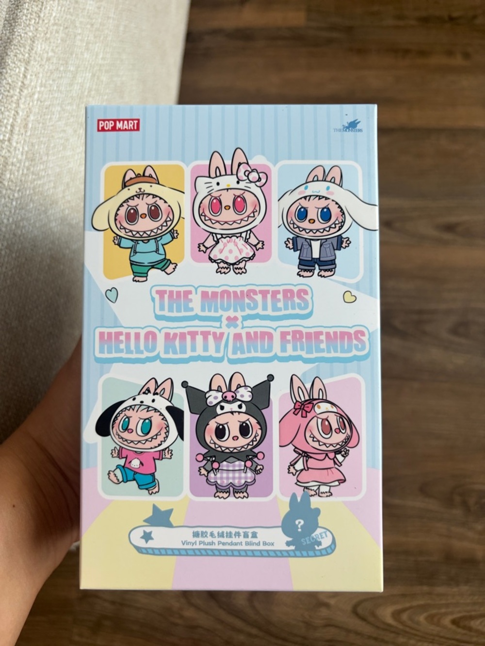 POP MART The Monsters x Hello Kitty and Friends Vinyl Pendant - Cinnamoroll